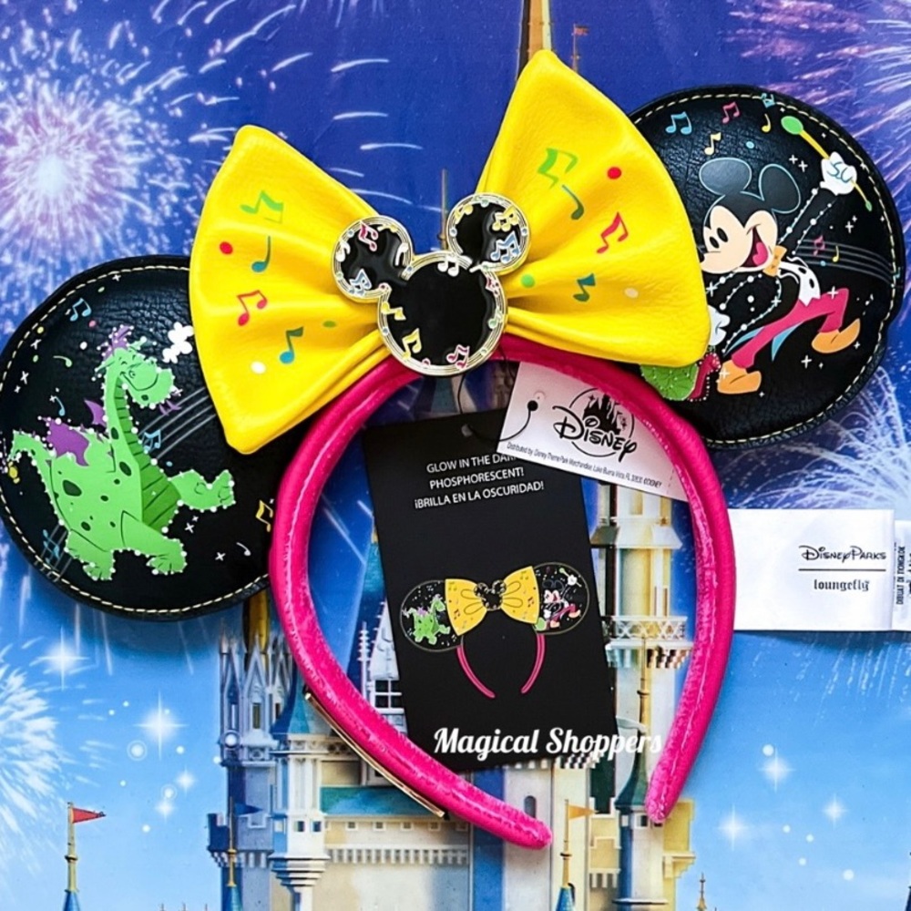 NEW 2022 Disney Parks 50th Anniversary Main Street Electrical Parade Minnie Ears